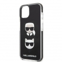 Oryginalne Etui IPHONE 13 MINI Karl Lagerfeld Hardcase Karl&Choupette Head czarne