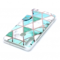 Etui SAMSUNG GALAXY A20S Slim Case Art Marble Pattern TPU biało-turkusowe