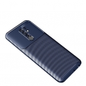 Etui XIAOMI REDMI 9 Pancerne Shockproof Carbon Fiber niebieskie