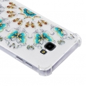 Etui Slim Art Samsung Galaxy J4+ J415 / J4 Prime niebieskie i złote motyle