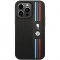 Mercedes Oryginalne Etui IPHONE 14 PRO BMW Tricolor M Collection (BMHCP14L22PPMK) czarne