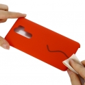 Etui XIAOMI REDMI 8A Silicone case elastyczne silikonowe czerwone