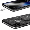 Etui Diamond Ring Glitter Brokat SAMSUNG GALAXY J4+ J4 PLUS czarne