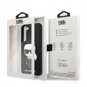 Oryginalne Etui SAMSUNG GALAXY S21 FE Karl Lagerfeld Hardcase Saffiano Ikonik Karl's Head KLHCS21FSAKHBK czarne
