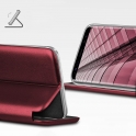 Etui SAMSUNG GALAXY S23 Portfel z Klapką Skóra Ekologiczna Flip Elegance Magnetic burgundowe