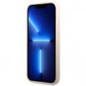Etui IPHONE 13 PRO Guess Hardcase 4G Triangle Logo Cardslot (GUHCP13LP4TPP) różowe