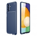 Etui SAMSUNG GALAXY A13 5G / A04S Pancerne Shockproof Nexeri Carbon Fiber niebieskie