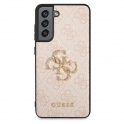 Oryginalne Etui SAMSUNG GALAXY S21 FE Guess Hardcase 4G Big Metal Logo (GUHCS21FE4GMGPI) różowe