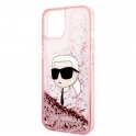 Karl Lagerfeld KLHCP14MLNKHCP iPhone 14 Plus 6,7" różowy/pink hardcase Glitter Karl Head