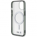 Mercedes Oryginalne Etui IPHONE 14 BMWHardcase Silver Ring MagSafe (BMHMP14SHCRS) transparentne