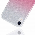 Etui SAMSUNG GALAXY A71 Brokat Glitter srebrno-różowe