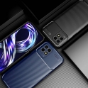 Etui REALME 8I Pancerne Shockproof Nexeri Carbon Fiber czarne
