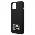 Oryginalne Etui IPHONE 13 Karl Lagerfeld Hardcase Ikonik Patch czarne