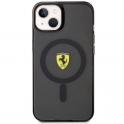 Oryginalne Etui IPHONE 14 PLUS Ferrari Hardcase Translucent Magsafe (FEHMP14MURKK) czarne