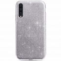 Etui Brokat Glitter SAMSUNG GALAXY A50 / A30S srebrne