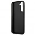Oryginalne Etui SAMSUNG GALAXY S21 FE Karl Lagerfeld Hardcase Saffiano Ikonik Karl's Head KLHCS21FSAKHSL srebrne