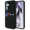 Mercedes Etui SAMSUNG GALAXY S25 BMW Silicone Middle Tricolor Stripes MagSafe czarne