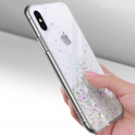 Etui IPHONE 14 PRO MAX Brokat Cekiny Glue Glitter Case transparentne