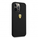 Etui IPHONE 13 PRO Ferrari Hardcase Silicone MagSafe (FESSIHMP13LBK) czarne