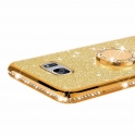 Etui Diamond Ring Glitter Brokat HUAWEI P SMART 2019 złote
