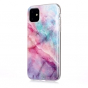 Etui IPHONE 11 Slim Case Art styl B kolorowy marmur