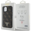 Oryginalne Etui IPHONE 13 / 14 / 15 Guess Hardcase 4G Triangle Metal Logo (GUHCP15SPG4GPK) czarne