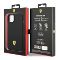Oryginalne Etui IPHONE 14 Ferrari Hardcase Silicone Metal Logo czarne