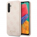Oryginalne Etui SAMSUNG GALAXY A54 4G / 5G Guess Hard Case 4G Metal Gold Logo (GUHCSA54G4GFPI) różowe