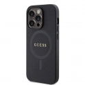 Oryginalne Etui APPLE IPHONE 15 PRO MAX Guess Hardcase Saffiano MagSafe (GUHMP15XPSAHMCK) czarne