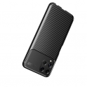 Etui SAMSUNG GALAXY A22 5G Pancerne Shockproof Carbon Fiber granatowe