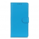 Etui HUAWEI P40 LITE E / Y7p Portfel skórzany z klapką Litchi niebieskie
