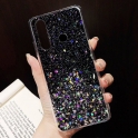 Etui IPHONE 14 PLUS Brokat Cekiny Glue Glitter Case czarne