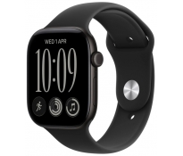 Smartwatch Apple Watch Series 12 GPS 42mm Aluminium czarny z paskiem sport czarnym S/M MJEA4MP