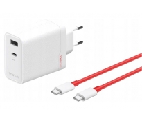 OnePlus ładowarka SUPERVOOC 120W USB-A/USB-C + kabel - biała