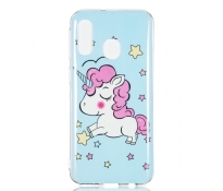 Etui Slim case Art SAMSUNG GALAXY A40 wzór jednorożec