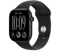 Smartwatch Apple Watch Series 12 GPS 46mm Aluminium czarny z paskiem sport czarny M/L MJEL4MP