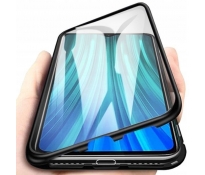 Etui SAMSUNG GALAXY S10 3w1 Double Magnetic 360 Aluminium i Szkło czarne
