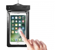 Uniwersalne etui wodoodporne wodoszczelne 6,2'  pokrowiec z opaską na ramię czarny