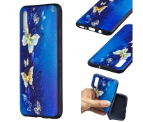 Etui Slim Case Art SAMSUNG GALAXY A70 niebieski motyl