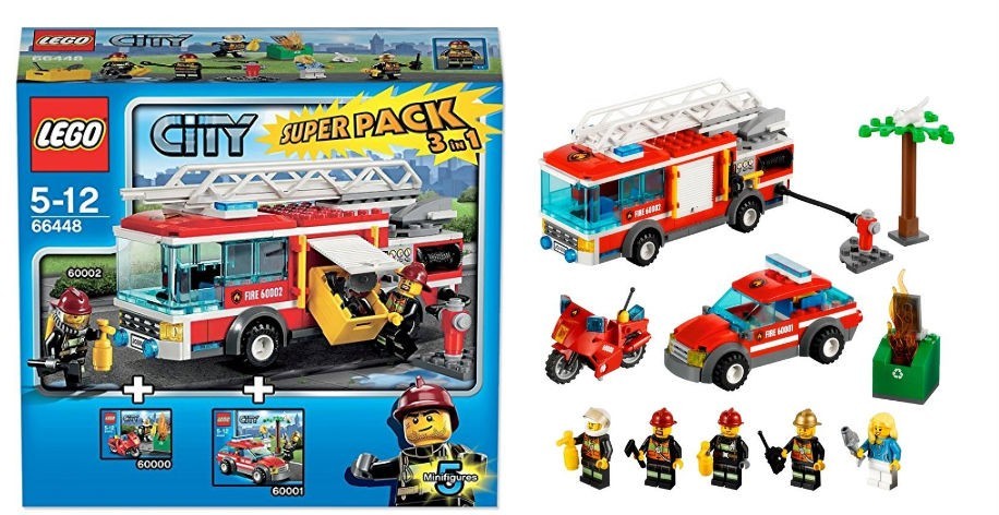 Klocki Lego City 66448 Straż Pożarna Super Pack 3 In 1 60000 60001