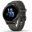 Smartwatch Garmin Venu 2S Popielata ramka ze stali nierdzewnej z grafitową kopertą i silikonowym paskiem 010-02429-10