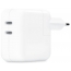 Ładowarka Apple 35W 2xUSB-C MW2K3ZM- biała