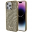 Oryginalne Etui APPLE IPHONE 15 PRO MAX Guess Hardcase Disco Metal Script (GUHCP15XPMSDGSD) złote