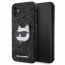 Oryginalne Etui IPHONE 11 Karl Lagerfeld Hardcase Glitter Choupette Patch (KLHCN61G2CPK) czarne