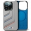 Mercedes Oryginalne Etui IPHONE 16 PRO MAX BMW Hardcase Silicone Turning Lines MagSafe (BMHMP16X23SLIG) szare