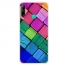 Etui HUAWEI P40 LITE E / Y7p Slim Case Art Wzory kolorowe kwadraty